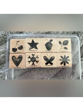 Stampin’ Up! All Through The Year 2006 Set of 8 Stamps Retired
